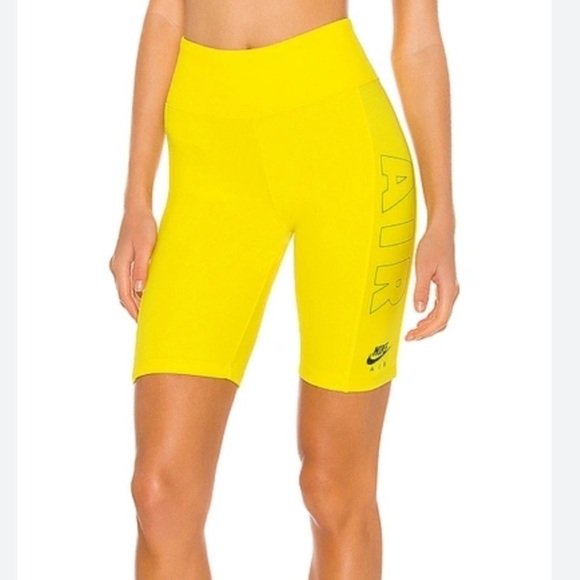 Nike Pants - Nike Air Bike Shorts Yellow size small